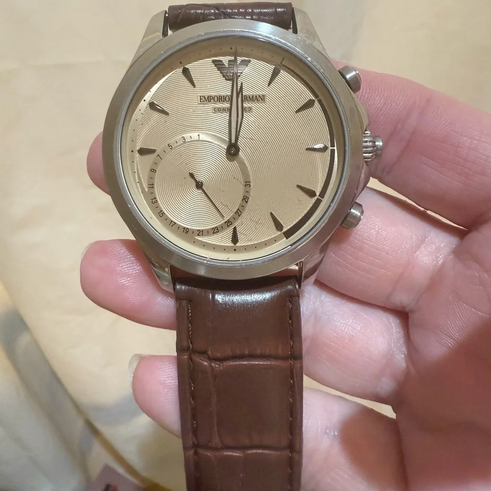 Emporio Armani 44mm Connected Hybrid Smartwatch - 20th Anniversary Edition
